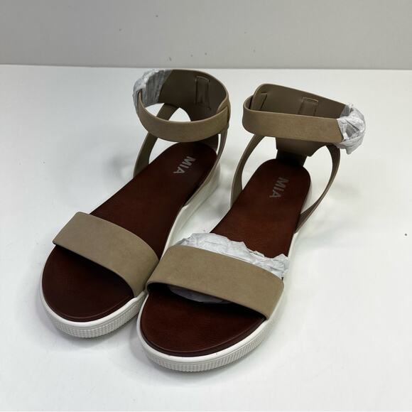 MIA Ellen Round Toe Platform sandals sand tan - 8.5 - Picture 4 of 13